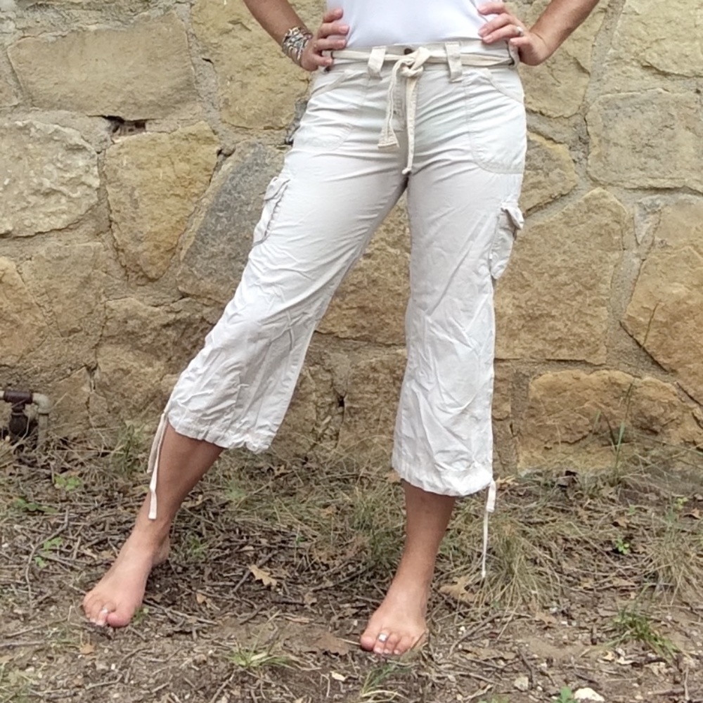 Capri Cargo Pants, Lightweight Summer